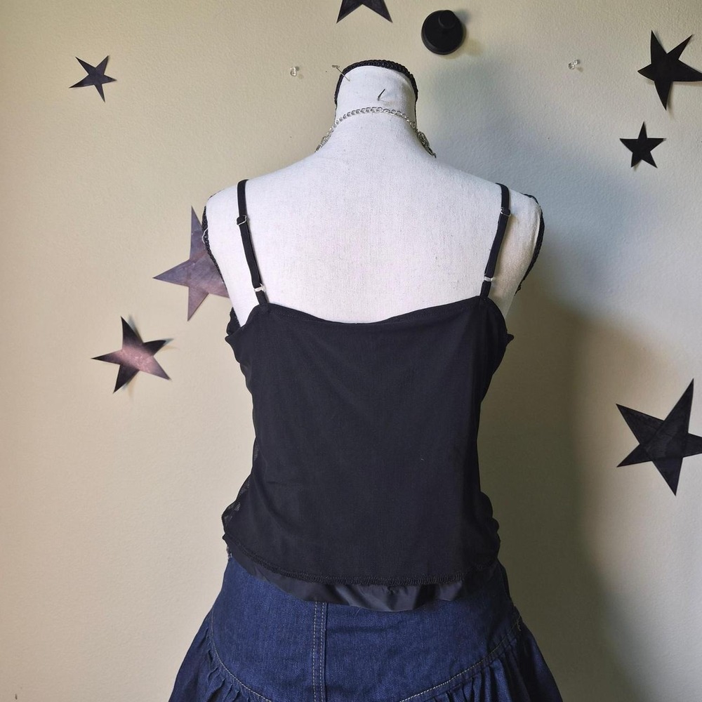 Windsor Embroidered Corset Top Womens Medium Whimsigoth Fairy Cottage Coquette - Picture 3 of 5